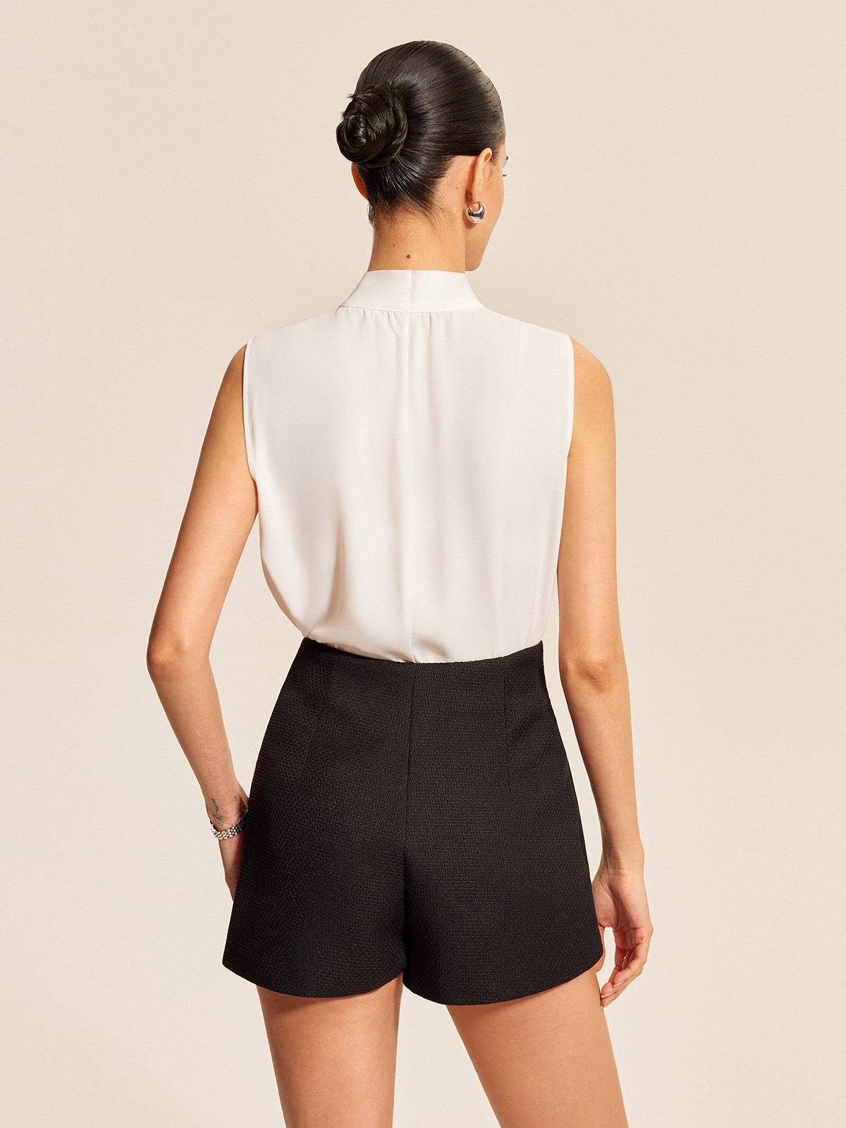 Silky Elegance Fiyonk Bluz