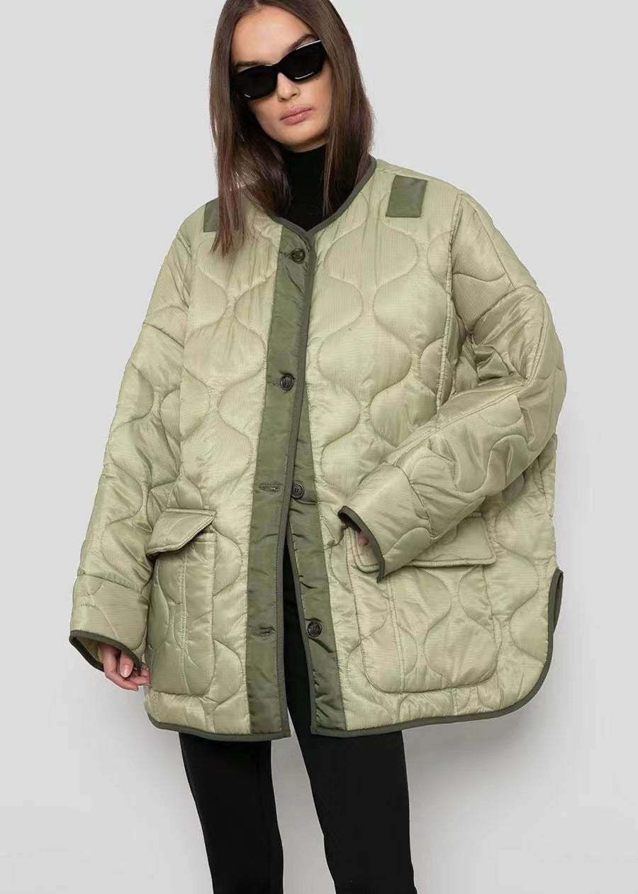 Oversize Kapitone Mont