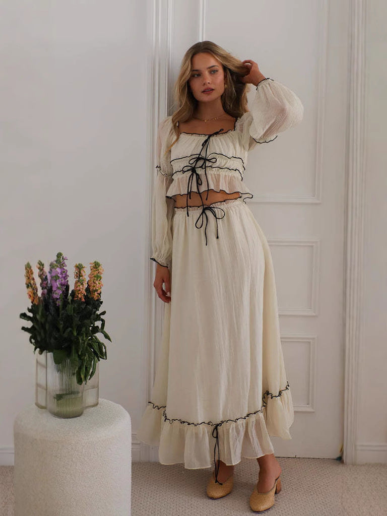 Vintage Rüya Tül Maxi Set